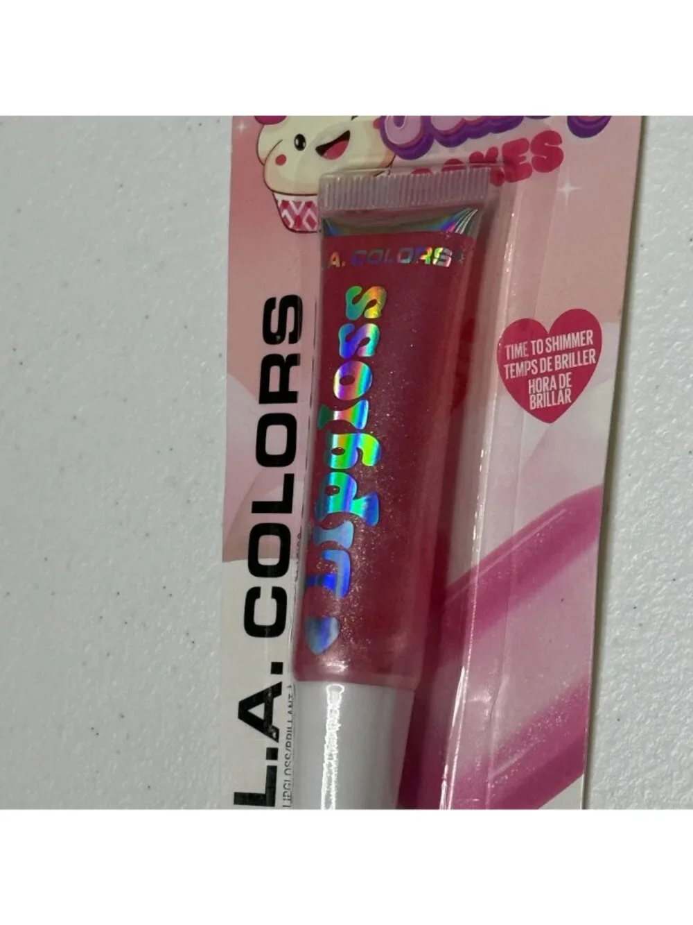 LA Colors Juicy Lip Gloss Cake & Kisses Shimmer Lip Gloss 0.4 oz New
